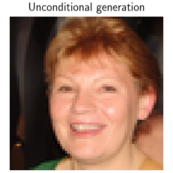 Unconditional generation