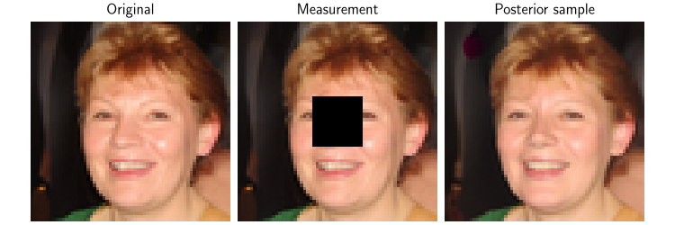 Original, Measurement, Posterior sample
