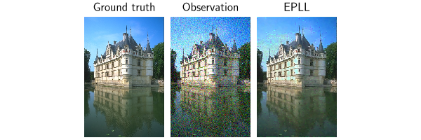 Ground truth, Observation, EPLL