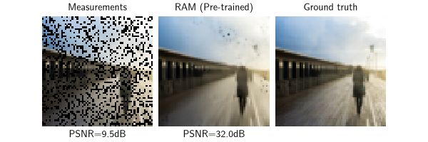 Measurements, RAM (Pre-trained), Ground truth