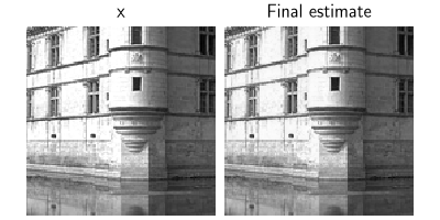 x, Final estimate