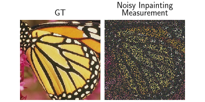 GT, Noisy Inpainting  Measurement